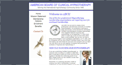 Desktop Screenshot of americanboardofclinicalhypnotherapy.com